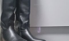 Riding Boots Stuck in Sticky Goo!