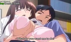 Busty teen in uniform enjoys hot sex