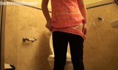 Taylor: Wets Diaper on Toilet