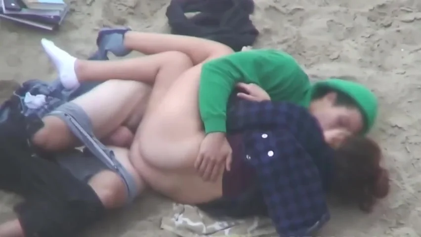 Teen Couple At Beach Have Sex Fun Caught Hidden Camera Porn Video picture photo