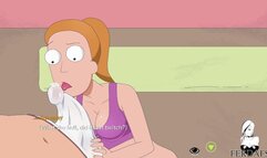 Summer's second Blowjob Lesson.