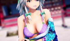TOUHOU MMD Sakuya Gokuraku_Zyoudo