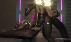 SYNTH RAVEGAES TINY PROTOGEN GIRL'S PUSSY TWICE [FURRY] [MESSY] [ROUGH]