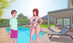 SEX NOTE - SURPRISE TITFUCK BY THE POOL (2/3) NEW