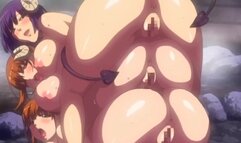 Demons Gangbang with Big Cock Teen | Anime Hentai