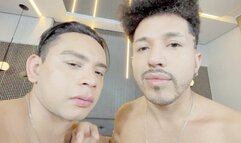 HOT AND DEEP KISSES BETWEEN AN INTERRACIAL COUPLE - BY KOBAYASHI AND NICK NORRIS - CLIP FULL