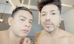 HOT AND DEEP KISSES BETWEEN AN INTERRACIAL COUPLE - BY KOBAYASHI AND NICK NORRIS - CLIP 1