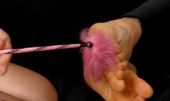 Laid redhead milf tickling and punishing tiny brunette