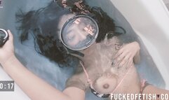 HD Dance topples apnea training bathtub diving goggles