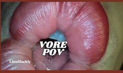 Devoured: Giantess Lina's Mouth POV
