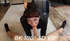Throbbing Cum in Mouth and Swallow 8K VR Blowjob
