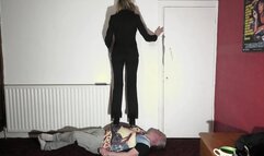 Danielle Smart Suit & Shoes Trampling