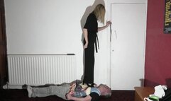 Danielle Cat Suit & Shoes Trampling & Jumping (4K)