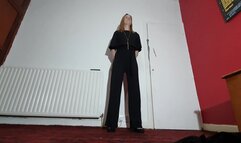 Danielle Cat Suit & Shoes Trampling & Jumping FLOOR CAM