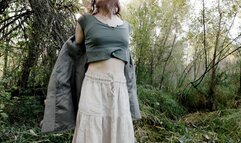 Stripping & Touching Myself On a Hike