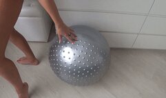 Stretched belly on a gymnastic ball 2b