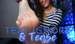 Text Ignore Tease