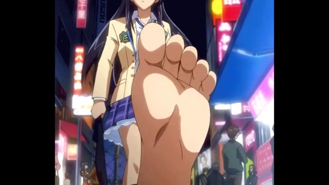 Feet Anime - Anime Foot Fetish Compilation Porn Video