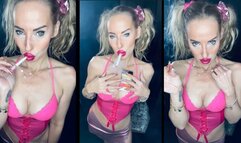 Your addicted girl smokes Marlboro 100 for u and your friend