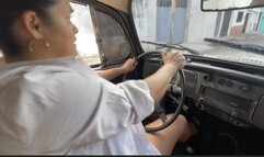 Barbara gets frustrated when she lights the beetle