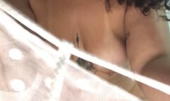 SHOWING SOME OF MY SEXY PANTIES, I WEAR THE SMALLEST ONE AND MASTURBATED