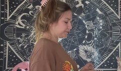 SMOKING YULIANA - STANDING SIDE VIEW SMOKE