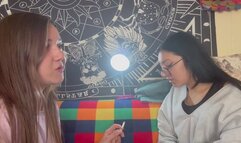 CIGARETTE - YULIANA AND SEPTEMBER SMOKE TOGETHER