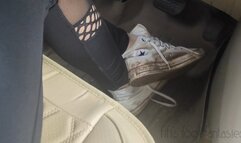 Fifi pedal pumping in dirty high top Converse while talking dirty to you as you watch *new* replay