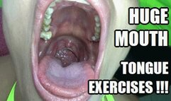 MOUTH FETISH 240324AKSAR2 SARAI HUGE MOUTH MAKING TONGUE EXERCISES + FREE SURPRISE SHOW (LOWDEF SD MP4 VERSION)