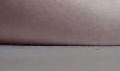 Struggling to get downstairs with my huge, heavy belly