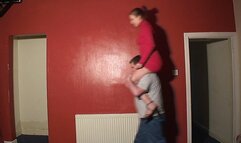 Hannah Shoulder Riding Jumper Dress