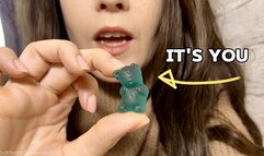 The Giantess and Her Vape: Adventures with a Gummy Bear