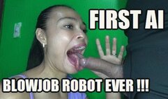 ROBOTS 241117BB2 SARAI HISTORIC FIRST AI BLOWJOB ROBOT EVER WHICH CAN SAY DIRTY WORDS WHILE SUCKING COCK + FREE SURPRISE SHOW (LOWDEF SD MP4 VERSION)