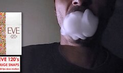 Smoking EVE 120s huge snap inhales IYF 251024 SLOW 120fps