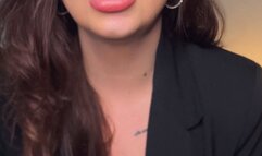 Smoking & boobs tease