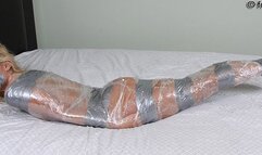 Aaliyah Love Is Absolutely Believable As A Wrapped Up Damsel In Need And Glistens In The Behind The Scene Look!