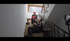 Mistress Andreea and Faith - JOI with her new courier slave - part 1