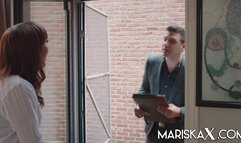 MARISKAX Angelique Luka pays her bills to the bailiff