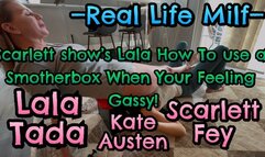 Lala's First Farting on a Smotherbox! Featuring Kate Austen!