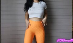 Orange leggings and farts -