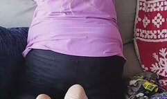Bbw ass and feet worship