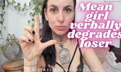 Mean girl verbally degrades loser smaller file version mp4