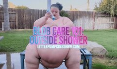 Blob Care 101: Outside Shower