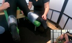 Carolin - Tickled on the Spanking Bench (FHD)