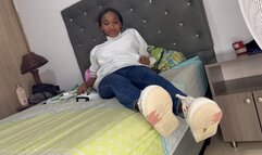 Sexy Latina Feet Edging Solejob