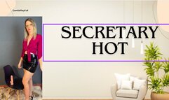 Secretary fuck dildo