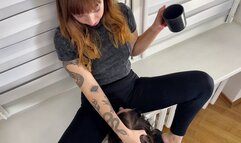 Service My Pussy And Ass While I Drink My Coffee - Lezdom Ass and Pussy Worship (MP4 HD 1080p)