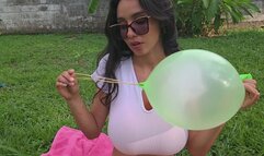 JOI - I give you masturbation instructions while I flirt with you with my big tits full of water