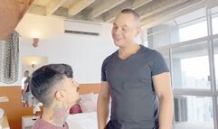 HOT KISSES IN MY APARTMENT - BY ANDRE MAYA AND LORENZO SANS - CLIP 1