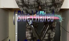 Goddess Hazel21 Vault Video Blue Haired Lady Fan Custom part2
